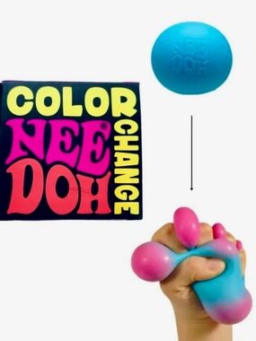💙 Schylling Color Changing NeeDoh Sensory Fidget Toy – Blue | NEW 🌈
